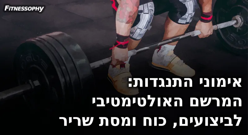 אימוני התנגדות: המרשם האולטימטיבי לביצועים, כוח ומסת שריר